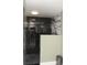 This modern bathroom features a stylish shower with black marble-look tiles at 1991 Sanderlin Point Loop, Apopka, FL 32703