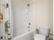 Bathroom with a shower and tub combination at 805 Baylor Dr, Deltona, FL 32725