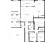 Detailed floor plan showcasing the layout and dimensions of the residence at 805 Baylor Dr, Deltona, FL 32725