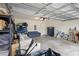 Spacious garage offering ample storage and versatile space for various needs and activities at 805 Baylor Dr, Deltona, FL 32725