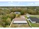 Aerial view of the property showcases its privacy within a lush treed neighborhood at 15690 Sw 46Th Cir, Ocala, FL 34473