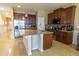 Spacious kitchen with stainless steel appliances and center island at 1720 Reflection Ln, St Cloud, FL 34771