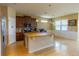 Modern kitchen with island, stainless appliances and breakfast nook at 1720 Reflection Ln, St Cloud, FL 34771