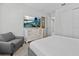 Bedroom with neutral decor, carpet, a tv, and lots of space for furniture at 9001 Flamingo Key Way, Kissimmee, FL 34747