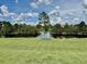 Picturesque pond view with lush greenery, creating a tranquil and serene natural backdrop at 7443 Lake Albert Dr, Windermere, FL 34786