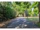 Tree-lined driveway with dappled light leading to the property at 17358 Hwy 27, Clermont, FL 34715