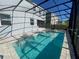 Gorgeous in-ground pool with spa offers a relaxing backyard oasis at 1142 Blarney St, Minneola, FL 34715