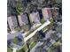 Aerial view of a property at 1003 Clearpointe Way with a red pin marker at 1003 Clearpointe Way, Lakeland, FL 33813