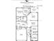 Detailed floor plan showcasing the layout of an American Heritage home at 1003 Clearpointe Way, Lakeland, FL 33813
