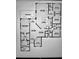 Detailed floor plan showcasing the layout of the home with measurements, including bedrooms, living spaces, and kitchen at 9632 Spring Lake Dr, Clermont, FL 34711