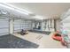 Well-lit garage space offering functional storage and parking with utility connections at 508 Bacio St, New Smyrna Beach, FL 32168