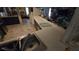Kitchen with stainless steel sink, white counters, and dark cabinetry at 20045 Sw 88Th Place Rd, Dunnellon, FL 34431
