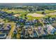 Stunning aerial view of the community and golf course highlighting the scenic surroundings at 1514 Corolla Ct, Reunion, FL 34747