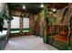 Unique bedroom with a jungle theme decor, custom bunk beds, faux vines, and custom paint at 1514 Corolla Ct, Reunion, FL 34747
