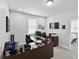 Bright office space with modern desk, tv, and decor at 3153 Legends Preserve Dr, Daytona Beach, FL 32124