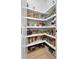 Walk-in pantry with ample shelving, providing organized storage for groceries and household essentials at 3153 Legends Preserve Dr, Daytona Beach, FL 32124