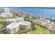 Amazing aerial view of the condominium complex showcasing its waterfront location with boat access and amazing views at 4 Oceans West Blvd # 502B, Daytona Beach, FL 32118