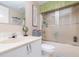 Bathroom featuring a walk-in shower, updated fixtures, and ample counter space for comfortable use at 4 Oceans West Blvd # 502B, Daytona Beach, FL 32118