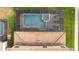 Overhead view of a private pool and spa in a screened-in enclosure at 1450 Rolling Fairway Dr, Davenport, FL 33896