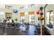 Well-equipped gym with modern exercise machines and natural light, perfect for staying active and healthy at 1450 Rolling Fairway Dr, Davenport, FL 33896