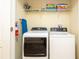 Efficient laundry room with modern appliances and ample storage space at 1450 Rolling Fairway Dr, Davenport, FL 33896