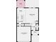 Detailed floor plan showcasing the layout of the first floor including the kitchen, great room, and 2 car garage at 5133 Forget Me Not Ave, Lake Hamilton, FL 33851