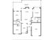 Detailed floor plan showcasing the layout of the home with room dimensions at 2049 Se 37Th Court Cir, Ocala, FL 34471