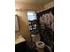 Bathroom with window and full-size shower curtain at 5429 Vanderlin St, Orlando, FL 32810