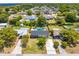 Aerial view of a charming neighborhood with lush greenery, well-maintained homes, and beautiful landscaping at 219 Vermont Ave, St Cloud, FL 34769