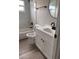 Bathroom featuring a bright white vanity, modern fixtures and a toilet in the corner at 5356 Spivey Glen Ct, Lakeland, FL 33810