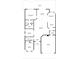 Detailed floor plan showcasing the layout of the home, including the primary bedroom, living room, kitchen, and outdoor patio at 9107 Sw 102Nd Cir, Ocala, FL 34481