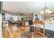 Open floor plan featuring hardwood floors and comfortable seating, ideal for gathering and entertaining guests at 9107 Sw 102Nd Cir, Ocala, FL 34481