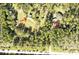 Aerial view of the properties showcasing expansive acreage and wooded surroundings at 10411 County Road 474, Clermont, FL 34714