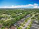Overhead view of homes nestled among mature trees with lush landscaping in a desirable neighborhood at 9525 Southern Garden Cir, Altamonte Springs, FL 32714