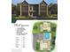 Exterior elevation with floor plan showing modern home design with spacious layout and outdoor features at 2716 Delphi Hills Way, Lakeland, FL 33812
