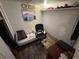 A bedroom with a small bed and an air conditioning unit at 721 Crestview Dr, Casselberry, FL 32707