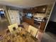 This kitchen features wood cabinets and stainless steel appliances at 721 Crestview Dr, Casselberry, FL 32707