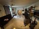 Cozy living room featuring a movie projector at 721 Crestview Dr, Casselberry, FL 32707