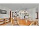 View of the breakfast nook in the home, with access to the kitchen and living room at 4120 Chelsea Ln, Lakeland, FL 33809