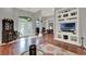 Bright and airy living room with high ceilings and hardwood floors at 17426 Tailfeather Ct, Clermont, FL 34711
