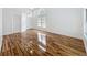 Hardwood floor living room featuring high ceilings and a bright interior at 1437 Abberton Dr, Orlando, FL 32837