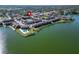 Aerial view of community by the lake at 1920 E Edgewood Dr # A4, Lakeland, FL 33803