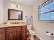 Cozy bathroom with granite vanity and modern fixtures at 1025 E Georgia St, Bartow, FL 33830