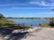 Lake Roy Boat Ramp access point, showing a concrete boat ramp extending into the lake at 121 Belmont Dr, Winter Haven, FL 33884