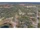 Aerial view showing home's location in a quiet residential neighborhood at 3703 White Oak Ct, Lake Wales, FL 33898