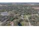 Aerial view showing home's location in a quiet residential neighborhood at 3703 White Oak Ct, Lake Wales, FL 33898