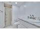 The bathroom features a shower, toilet, and a vanity with a marble countertop at 4523 Hallamview Ln, Lakeland, FL 33813