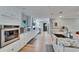 Spacious kitchen featuring stainless steel appliances and granite countertops at 4523 Hallamview Ln, Lakeland, FL 33813