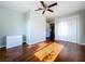 Bedroom with hardwood floors, natural light and a large closet at 105 Old Connersville Rd, Bartow, FL 33830