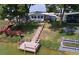Charming waterfront property featuring a private dock and lush landscaping for outdoor enjoyment at 2055 S Floral Ave # 291, Bartow, FL 33830